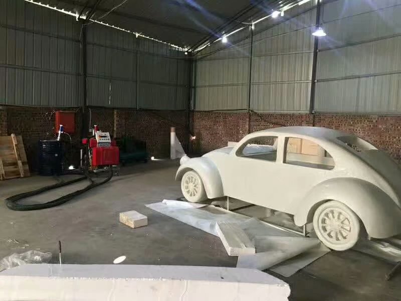 舞臺泡沫雕塑表面硬化(圖2) 舞臺泡沫雕塑道具表面硬化聚脲噴涂案例